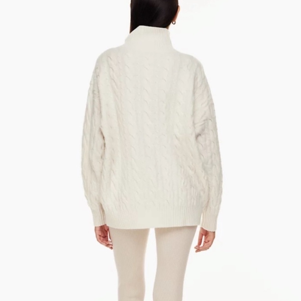 Babaton Stargaze Cable Knit Turtleneck Sweater - Picture 3 of 9